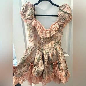 A Bohemian cutesy & demure✨ limited edition mini dress by Dolls Kill